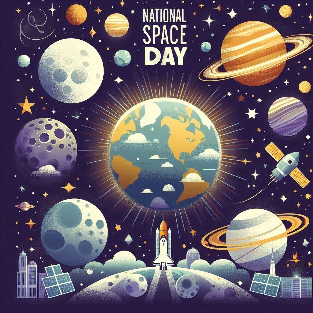 national space day planets and moon pictures