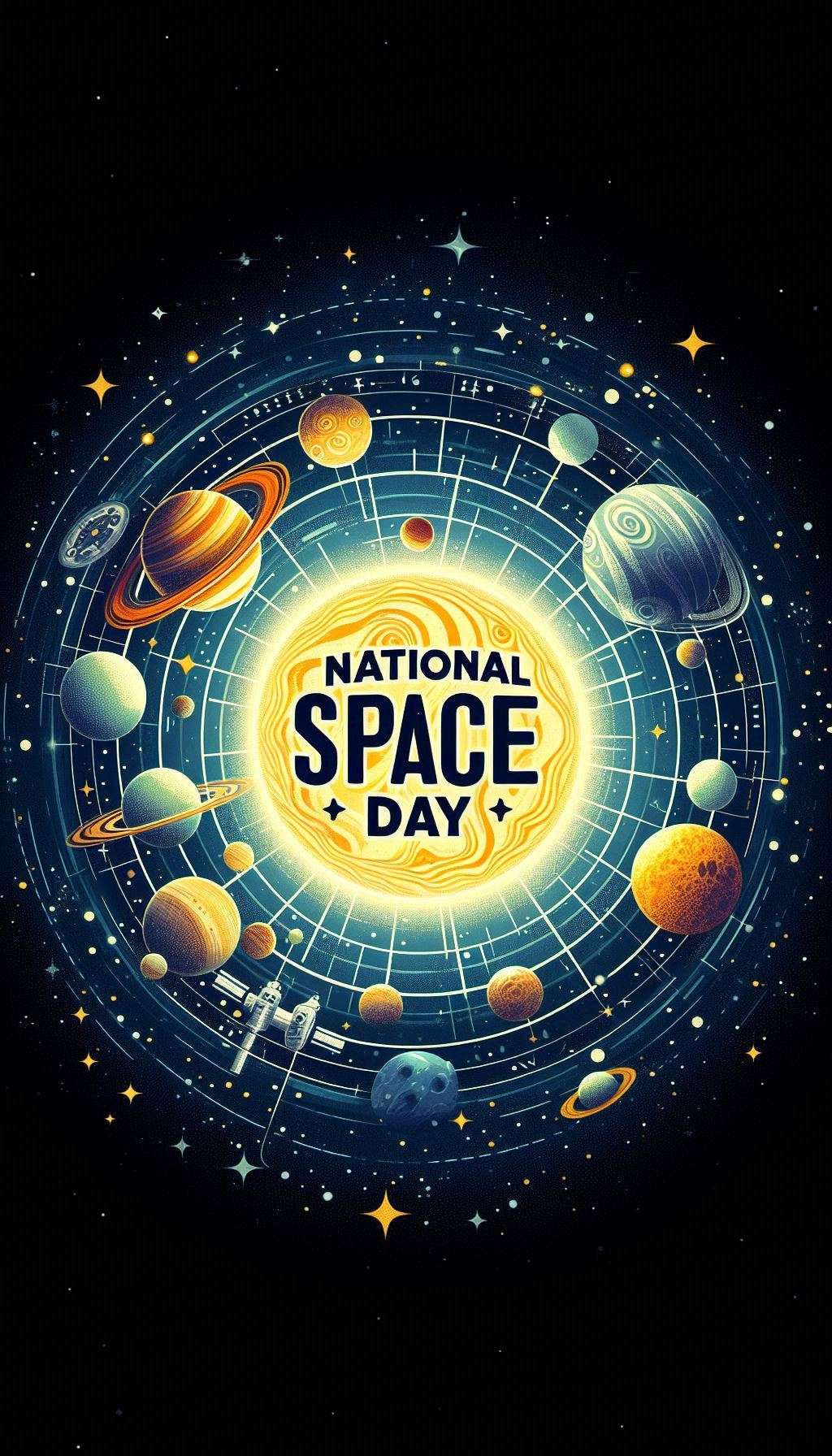 national space day solar system images