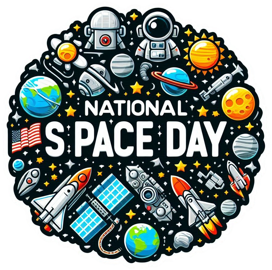 national space day symbols png