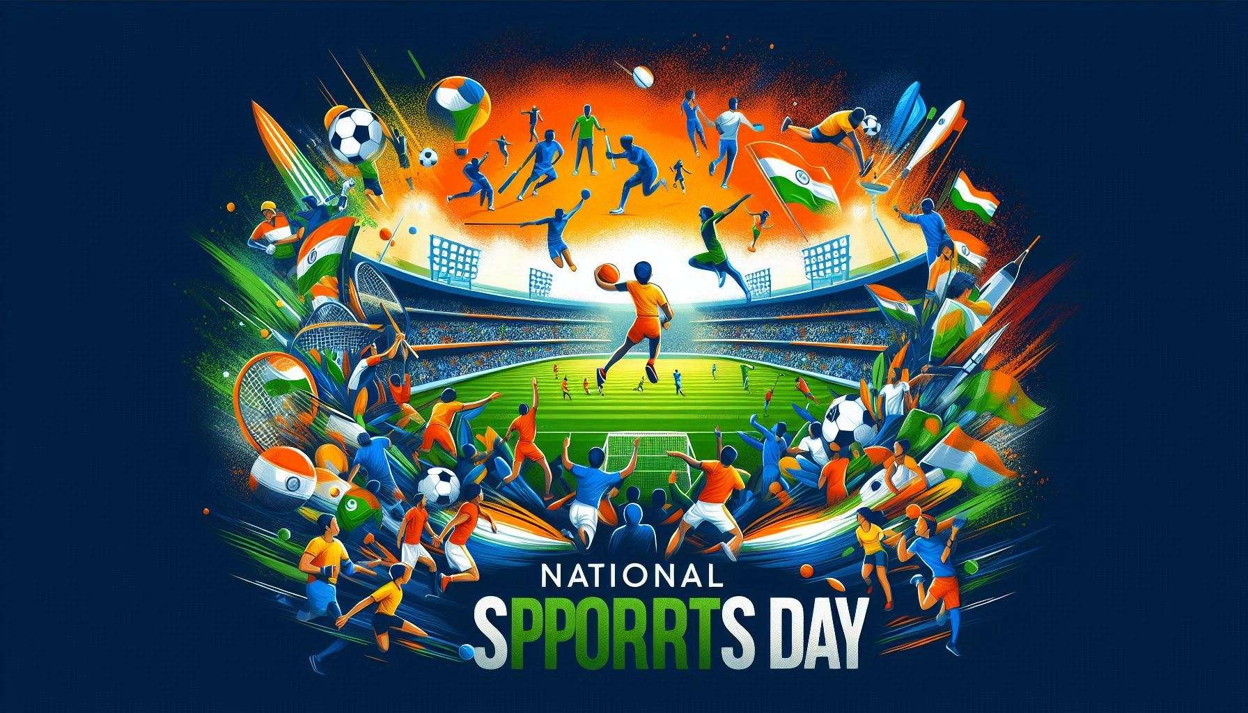 national sports day poster images