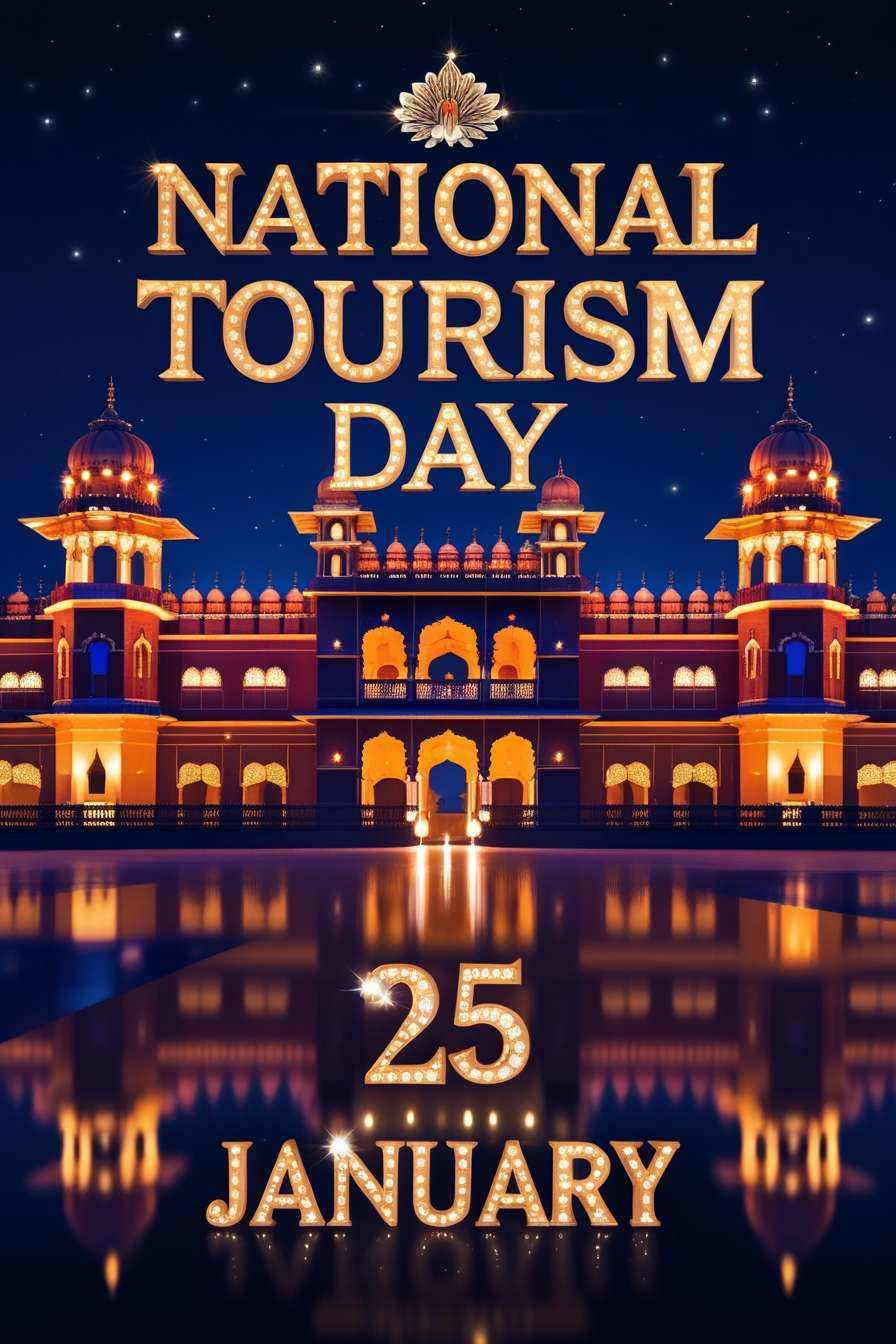 national tourism day flyer background templates