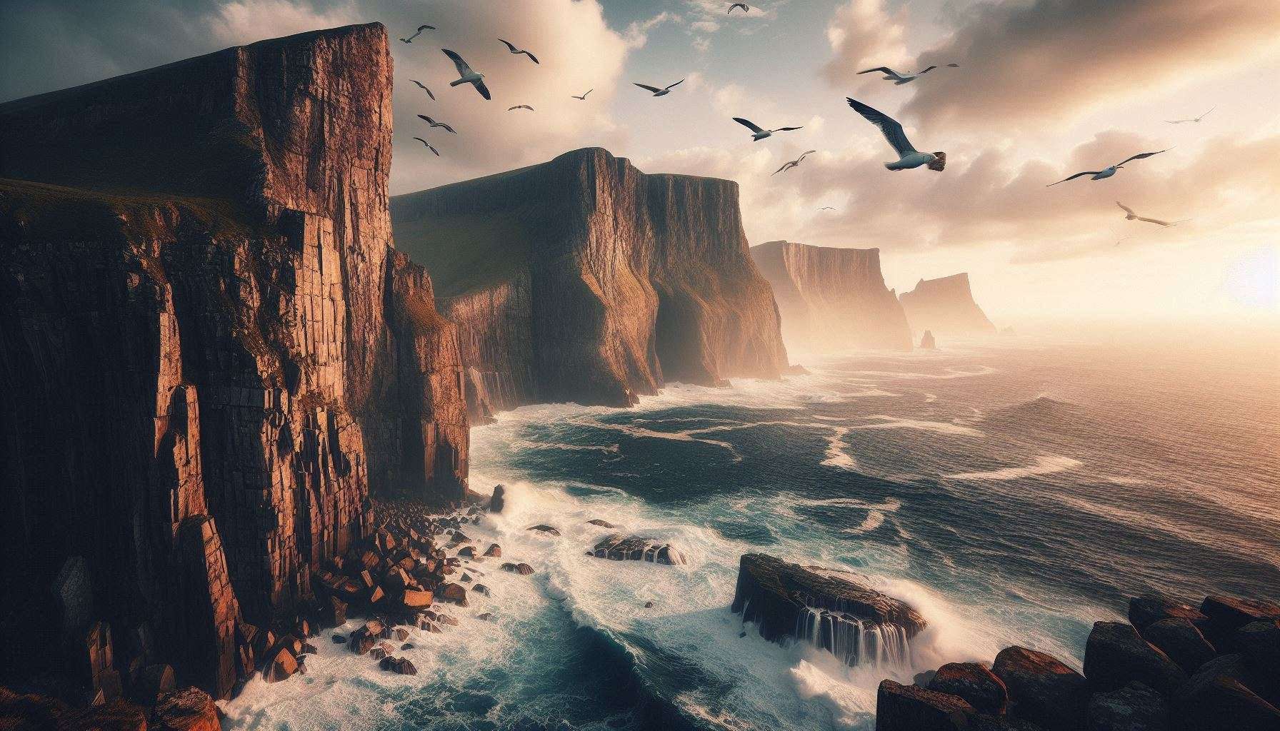 nature background images with imposing cliffs