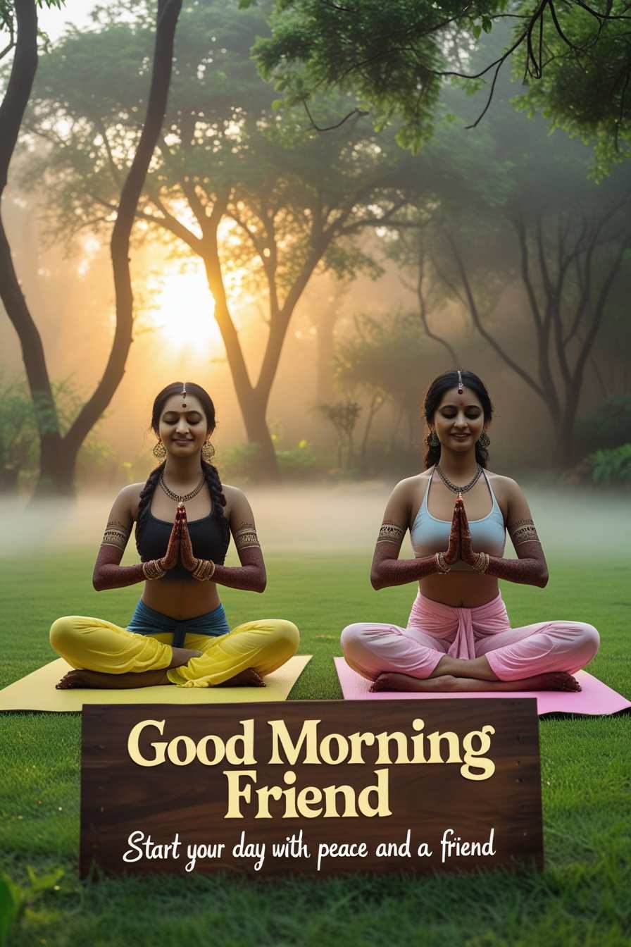 peaceful good morning wishes for friend