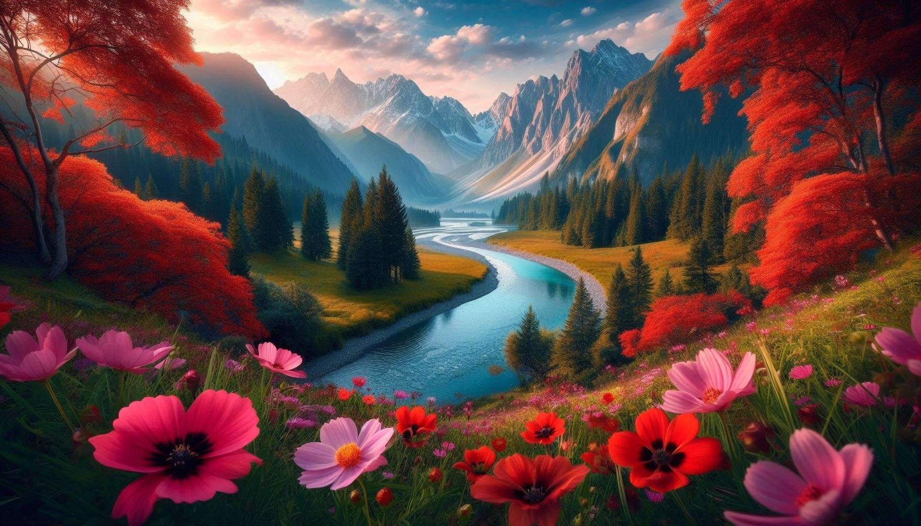 peaceful nature landscape wallpapers for laptop display