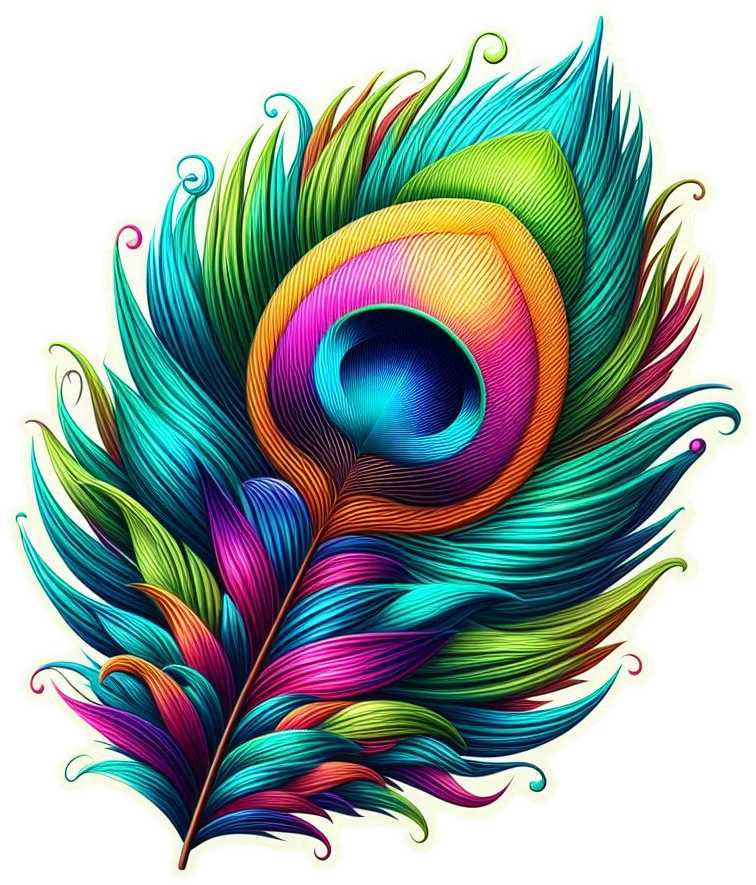 peacock feather png image with vibrant colors free download