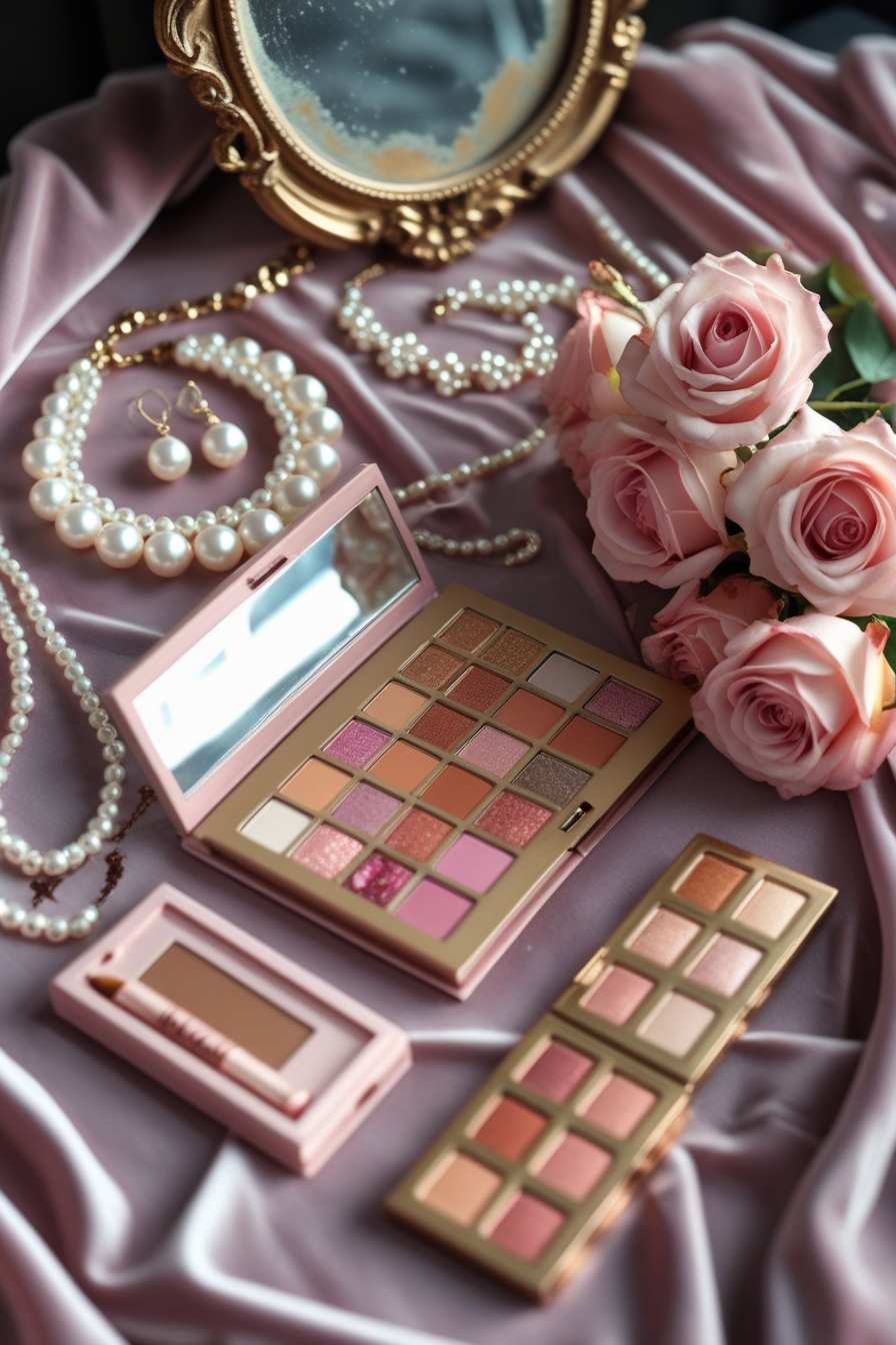 Pink Makeup Background With Brushes - Royalty Free Makeup Background Image Download | Pngmagic 2025 Free Download Pink Makeup Background With Brushes - High Quality Makeup Background Background