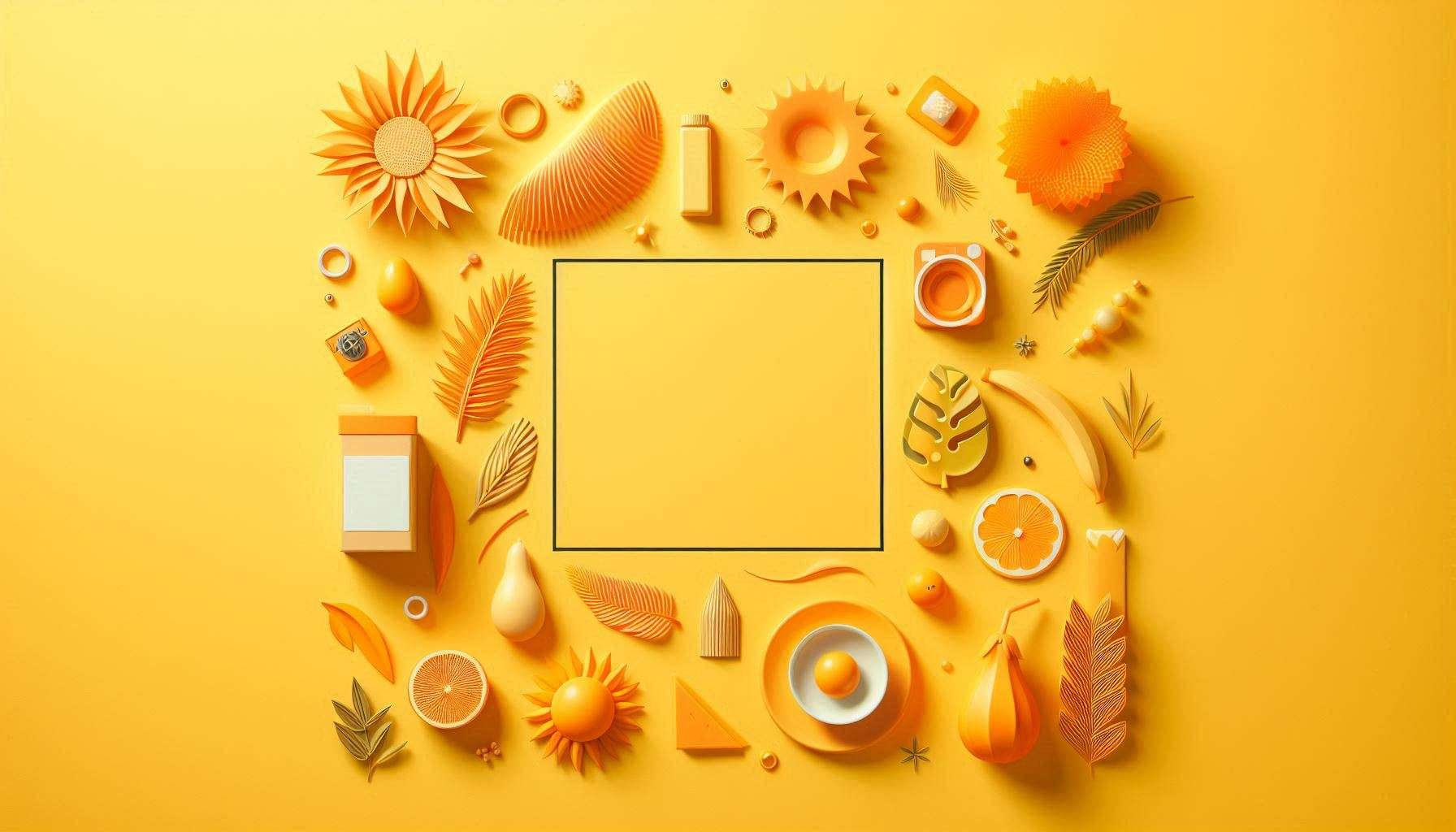 plain yellow orange background for your design project