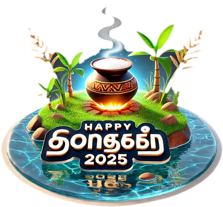 pongal wishes 2025 png with tamil text