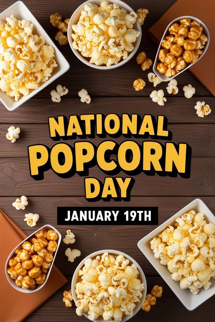 popcorn bucket png for national popcorn day