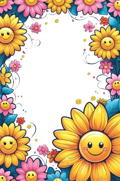 Printable Flower Png Border A4 Size - Royalty Free Flower Border Image Download | Pngmagic 2025 Free Download Printable Flower Png Border A4 Size - High Quality Flower Border PNG Image
