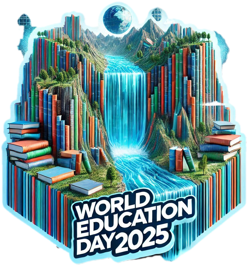 printable world education day 2025 png templates