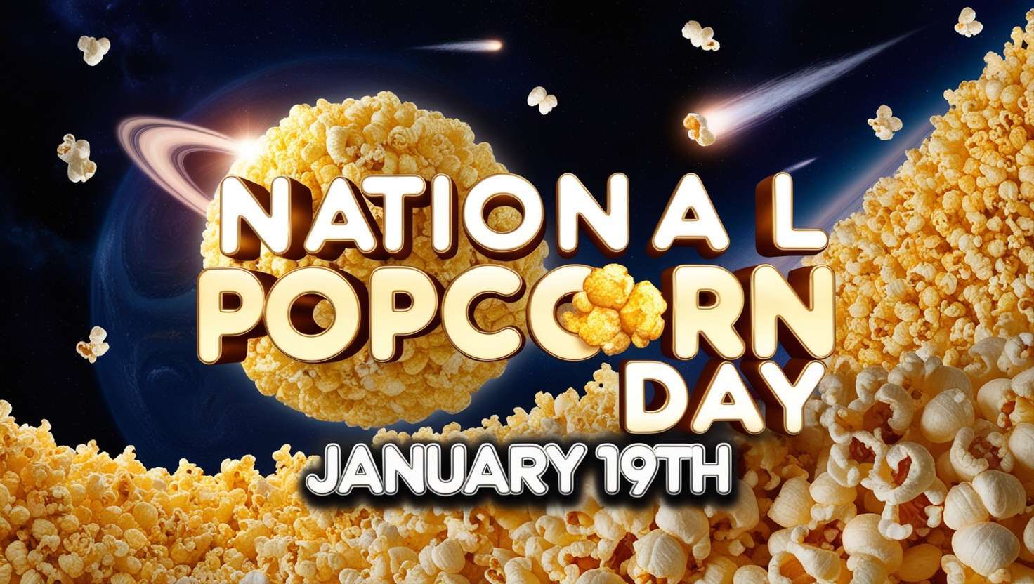 realistic popcorn images for national popcorn day