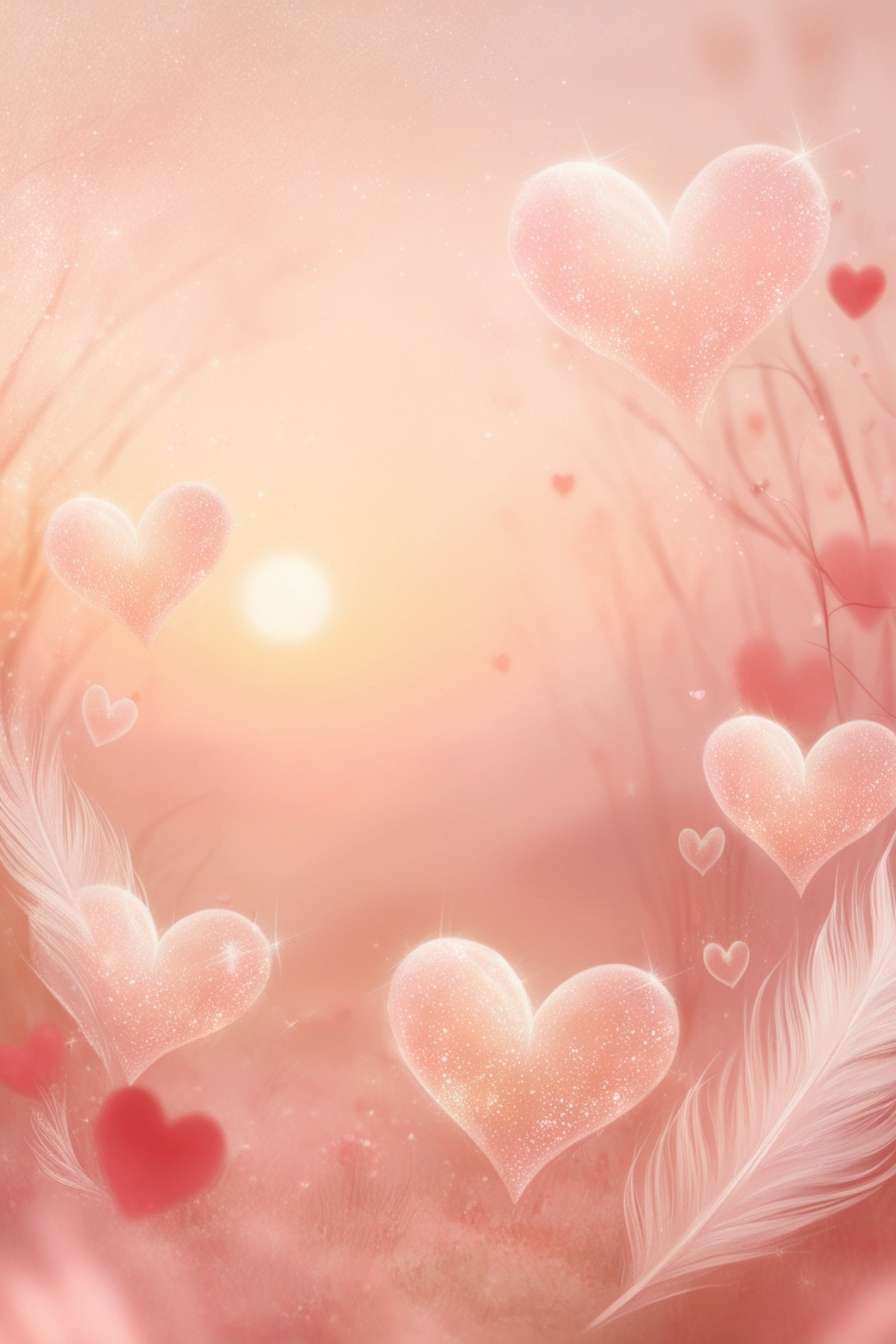 red and pink watercolor backgrounds for valentine day banners