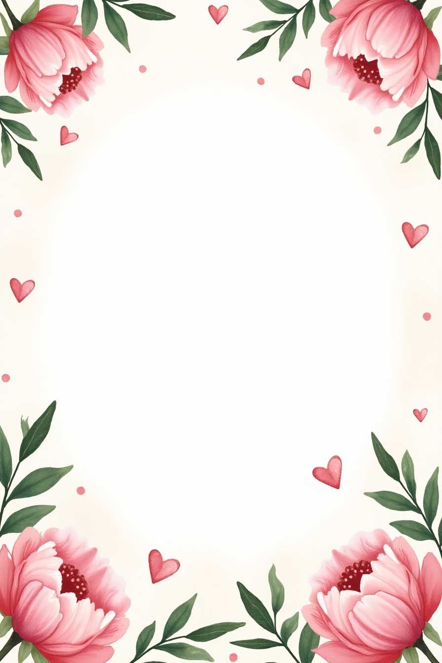 Red and white Mothers Day background HD