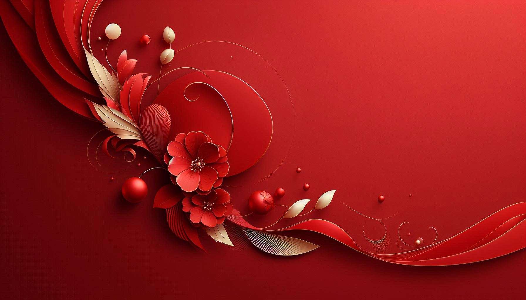 red background for graphic design projects