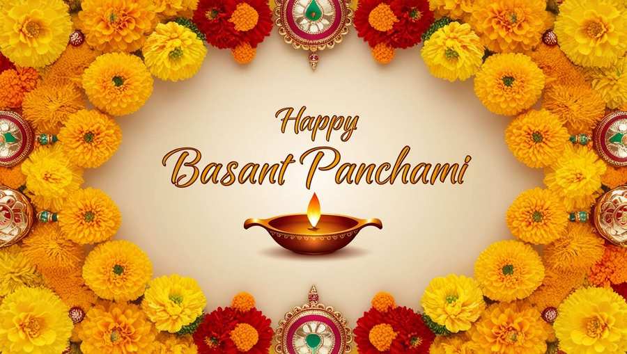 religious rituals of basant panchami pictures