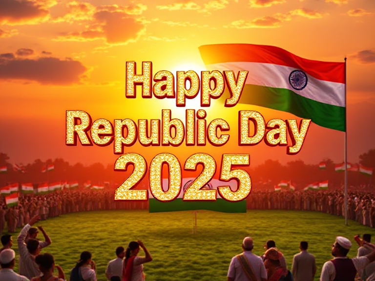 republic day 2025 images with patriotic slogans