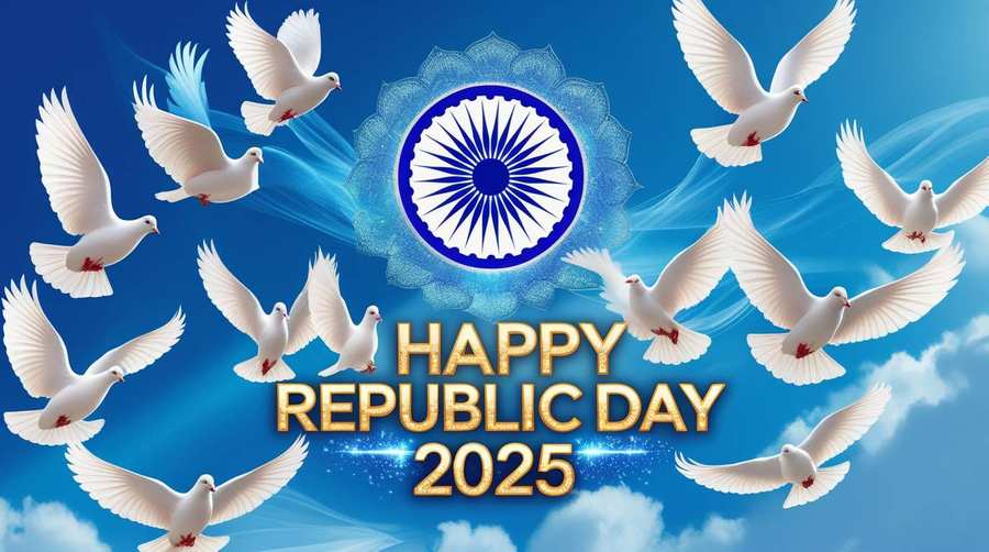 republic day 2025 tricolor-themed images