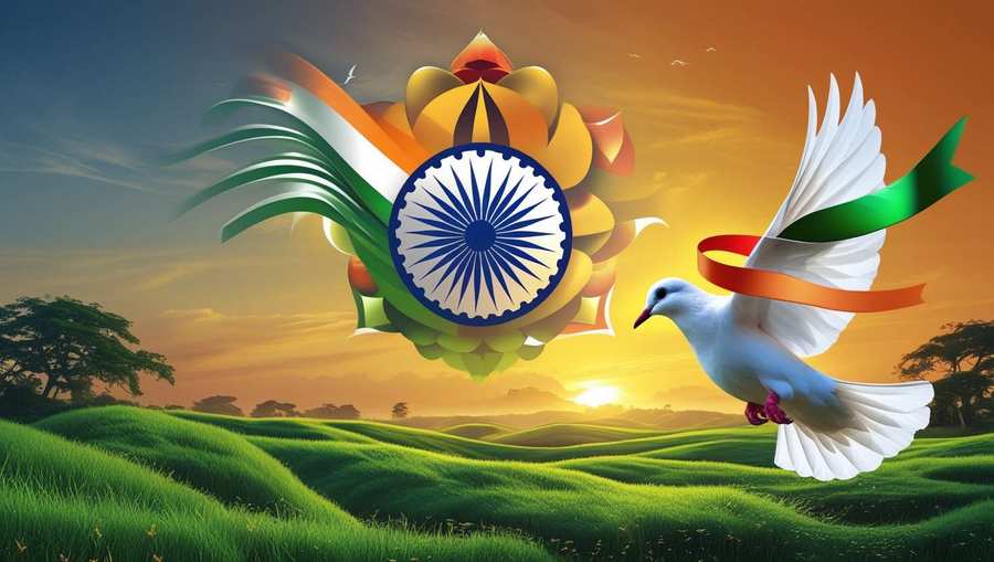 republic day background for january 26th