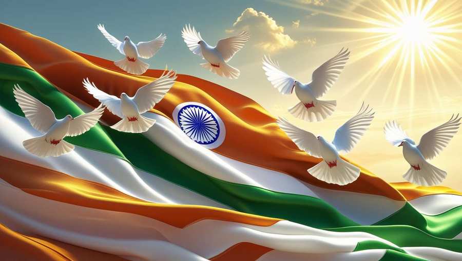 republic day flag background for banners