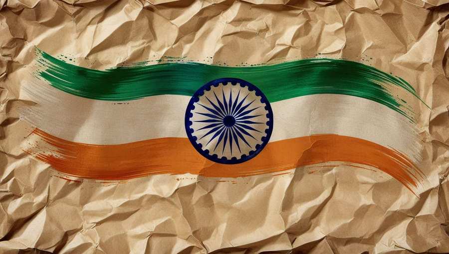 republic day flag background for children’s crafts