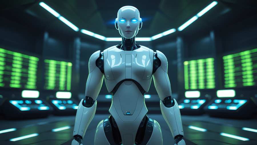 Free Download Robot Background For Coding Website - High Quality Robot Background Background