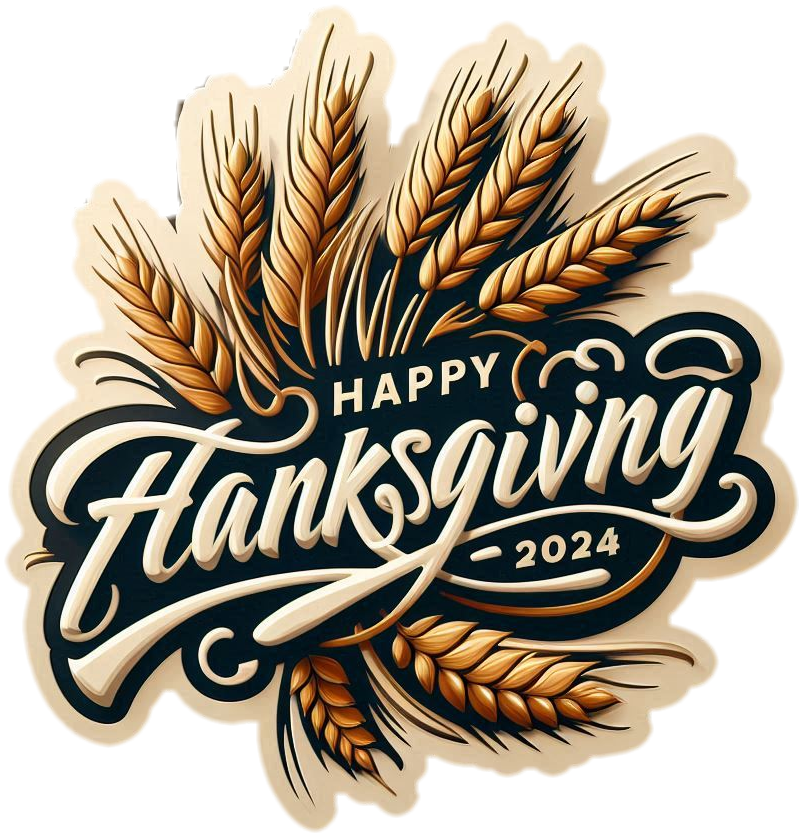 rustic happy thanksgiving png graphics for fall decor