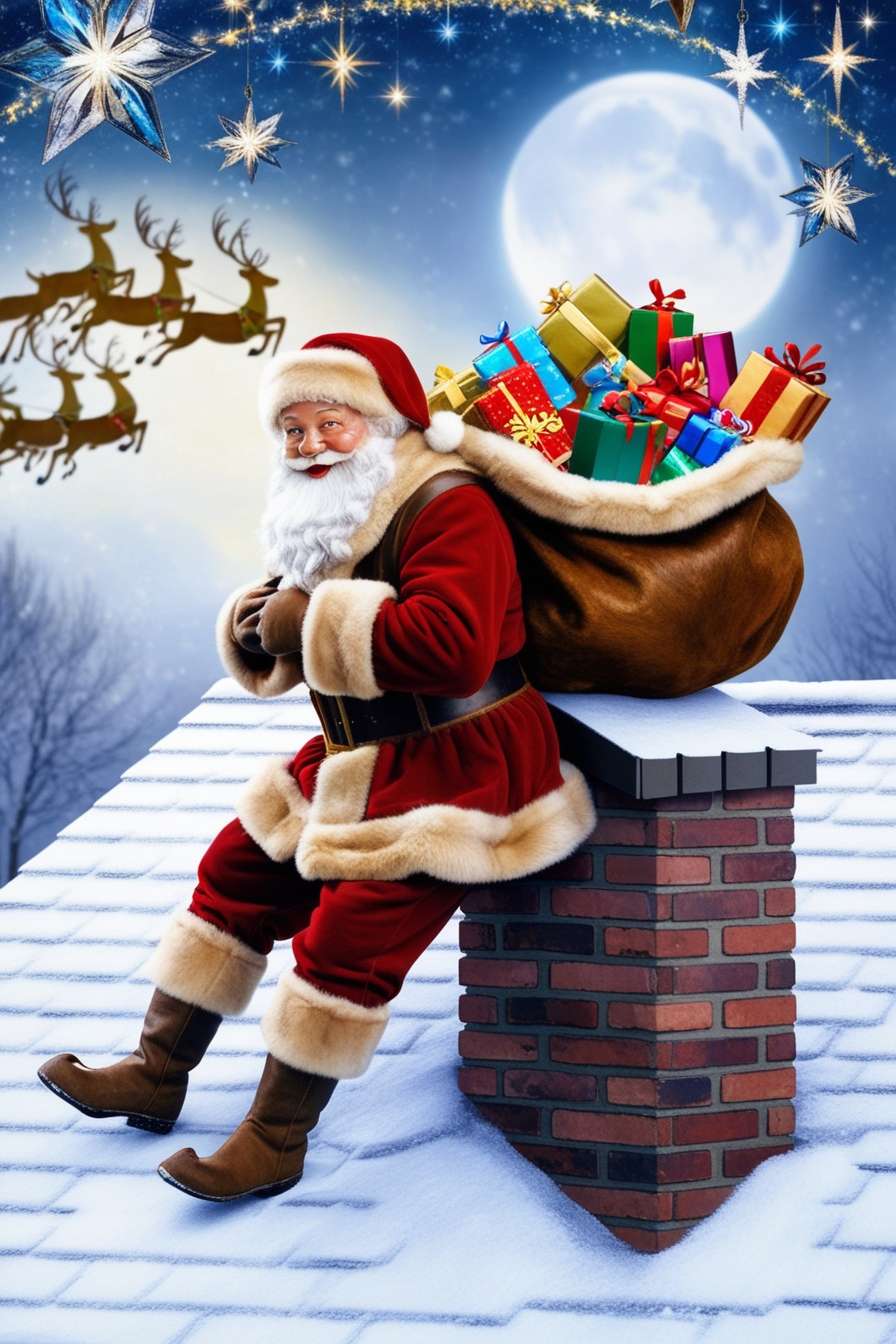 santa claus background pictures with winter wonderland themes