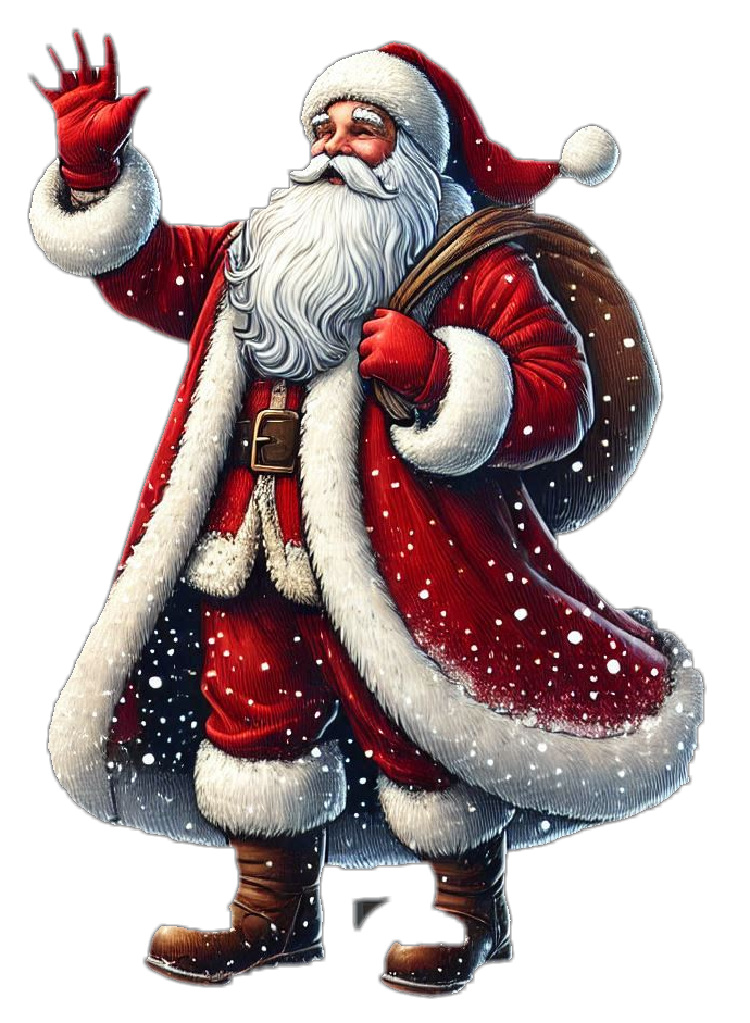 santa claus png for craft projects