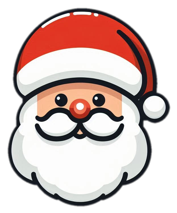 santa claus png for digital cards