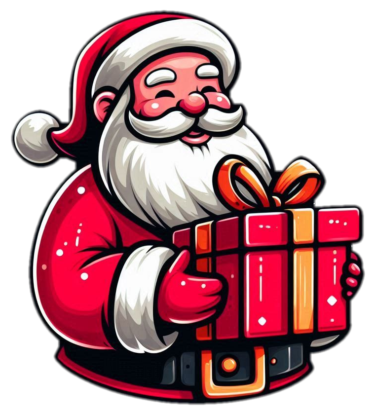 santa claus png for diy projects