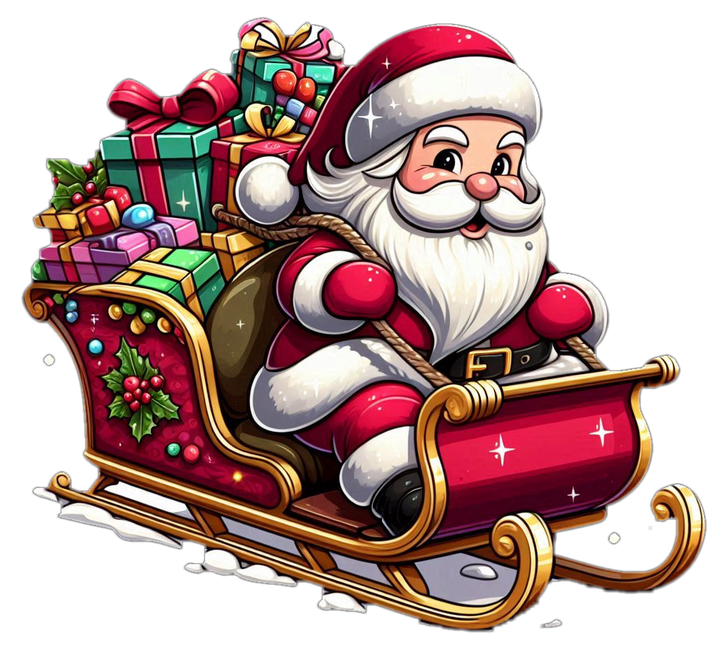 santa claus png for holiday posters