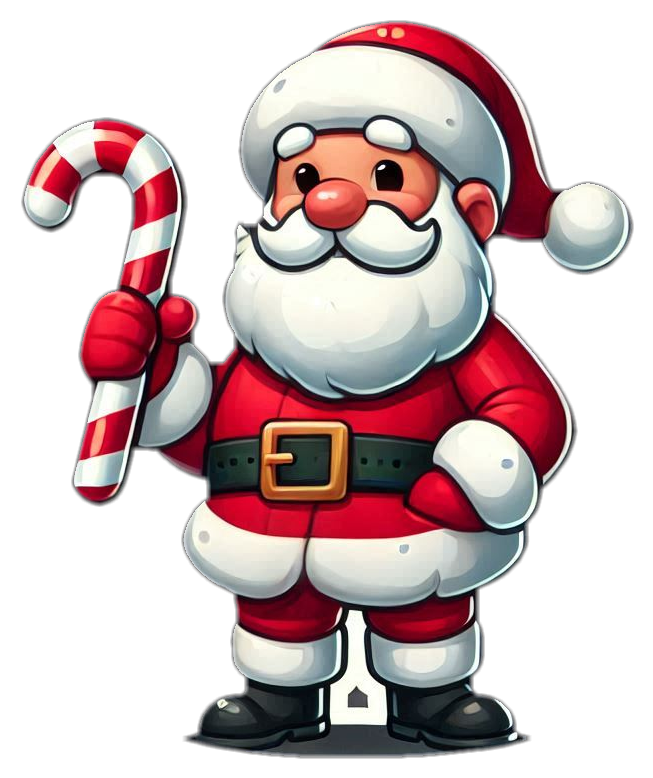 santa claus png with red suit