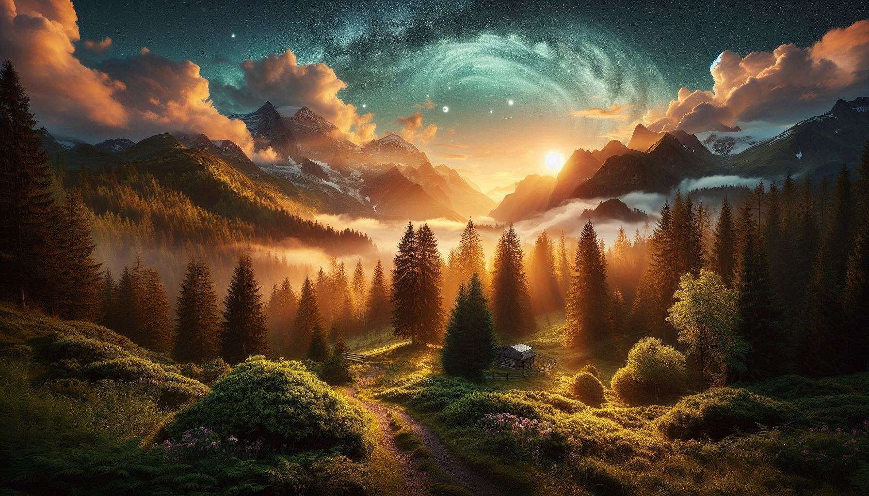 serene nature backgrounds for computer