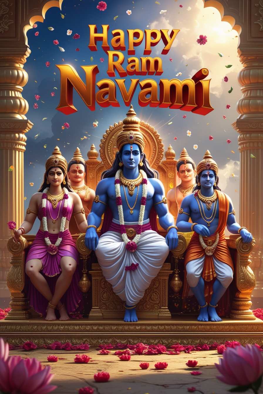 Free Download Shri Ram Jayanti Special HD Pictures - High Quality Happy Ram Navami Background