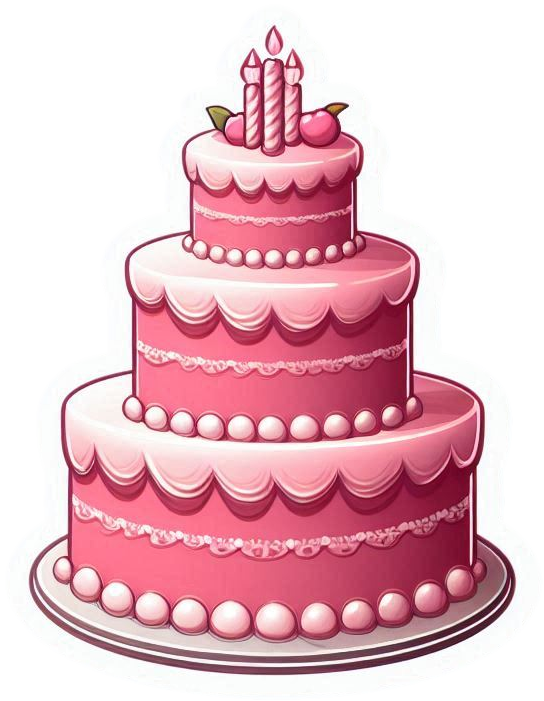 simple birthday cake png transparent