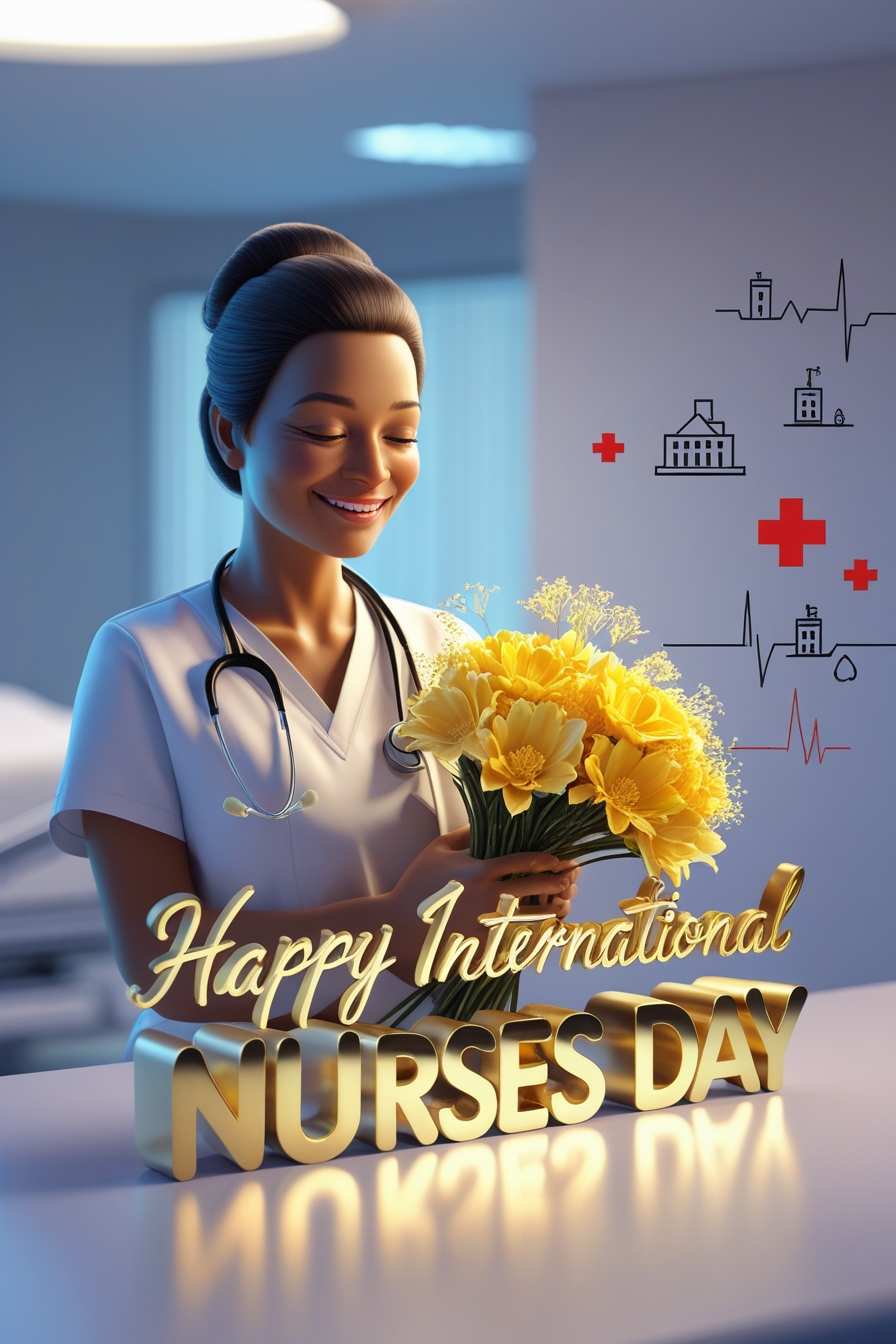 Simple words to say Happy International Nurses Day