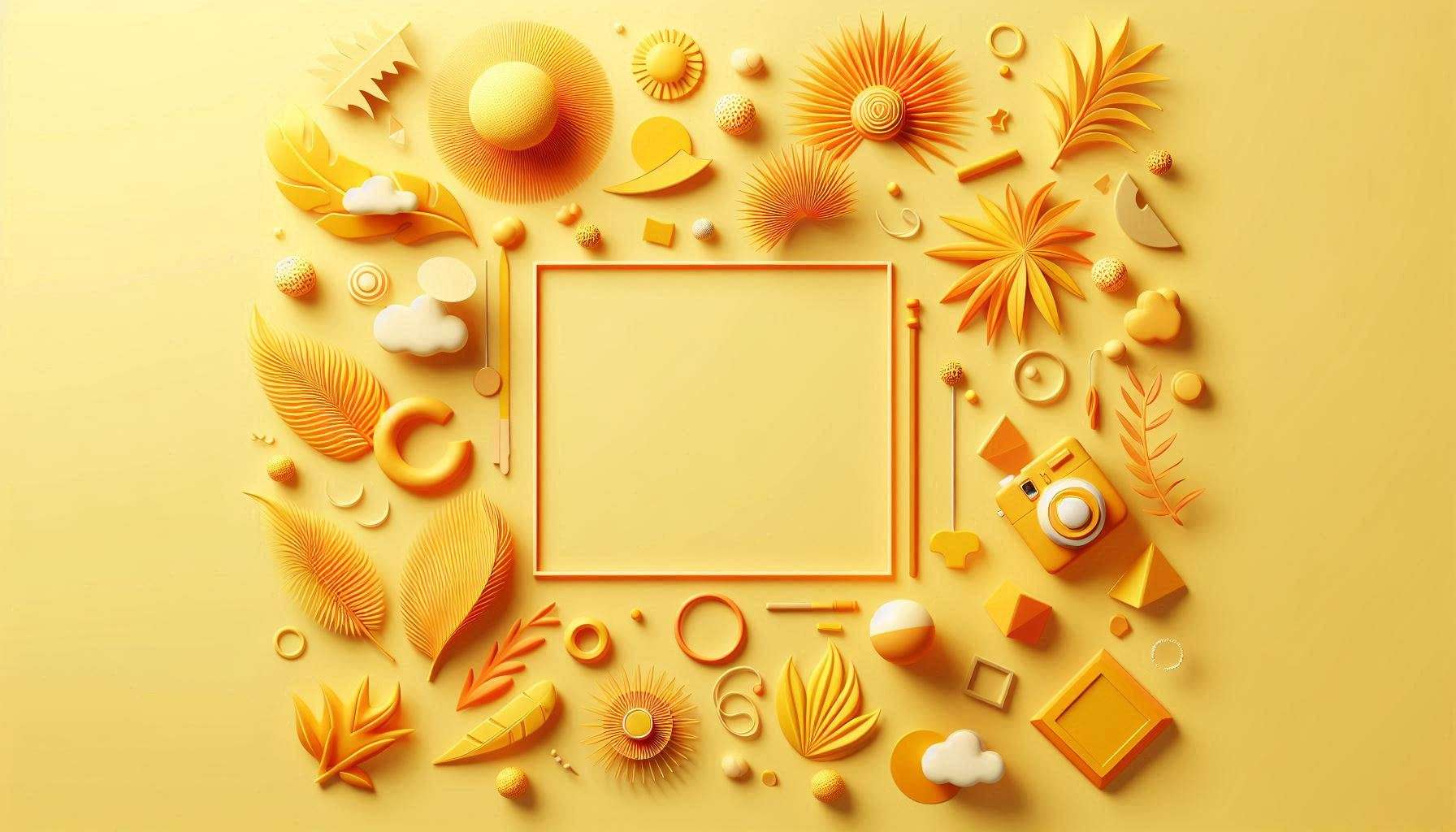 simple yellow orange background for your design