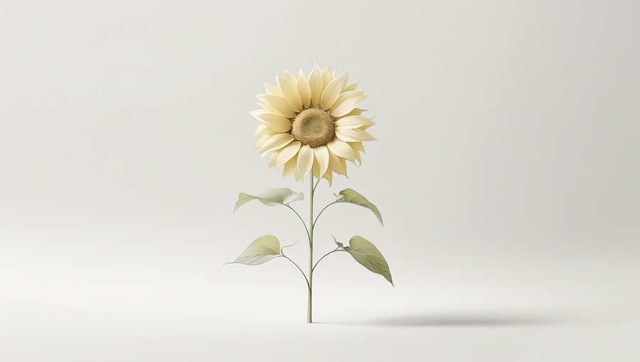 Single Sunflower With Blurred Background - Royalty Free Sunflower Background Image Download | Pngmagic 2025 Free Download Single Sunflower With Blurred Background - High Quality Sunflower Background Background