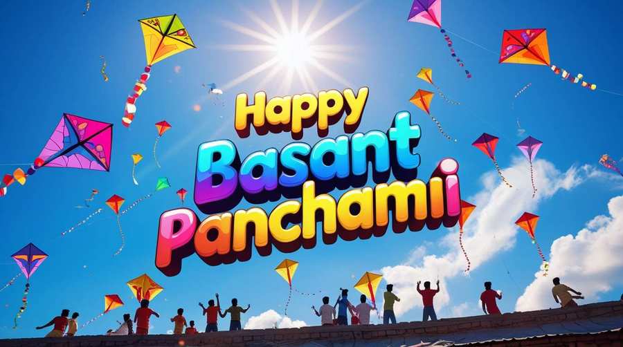 sky full of kites basant panchami wallpaper