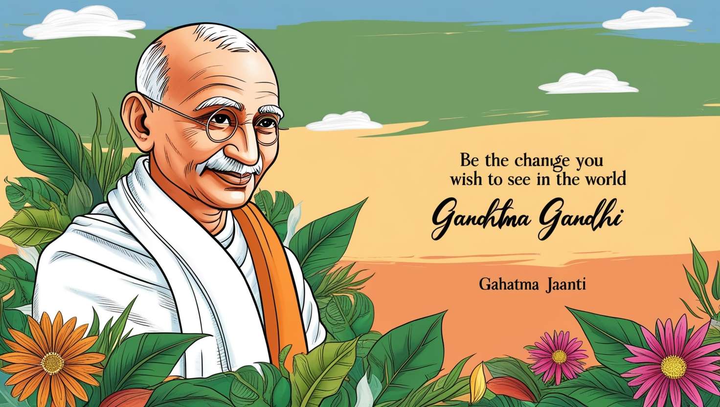 stunning mahatma gandhi jayanti wishes for social media posts