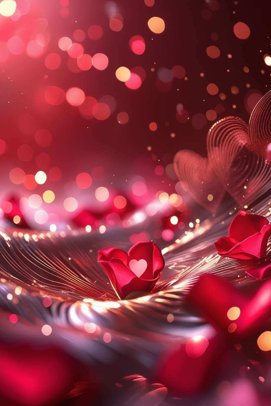 stunning red and pink background images for valentine day