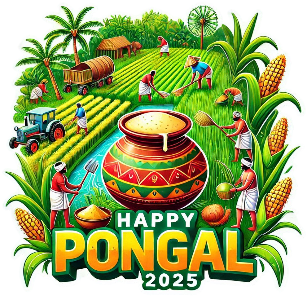 stylish happy pongal 2025 png for stories