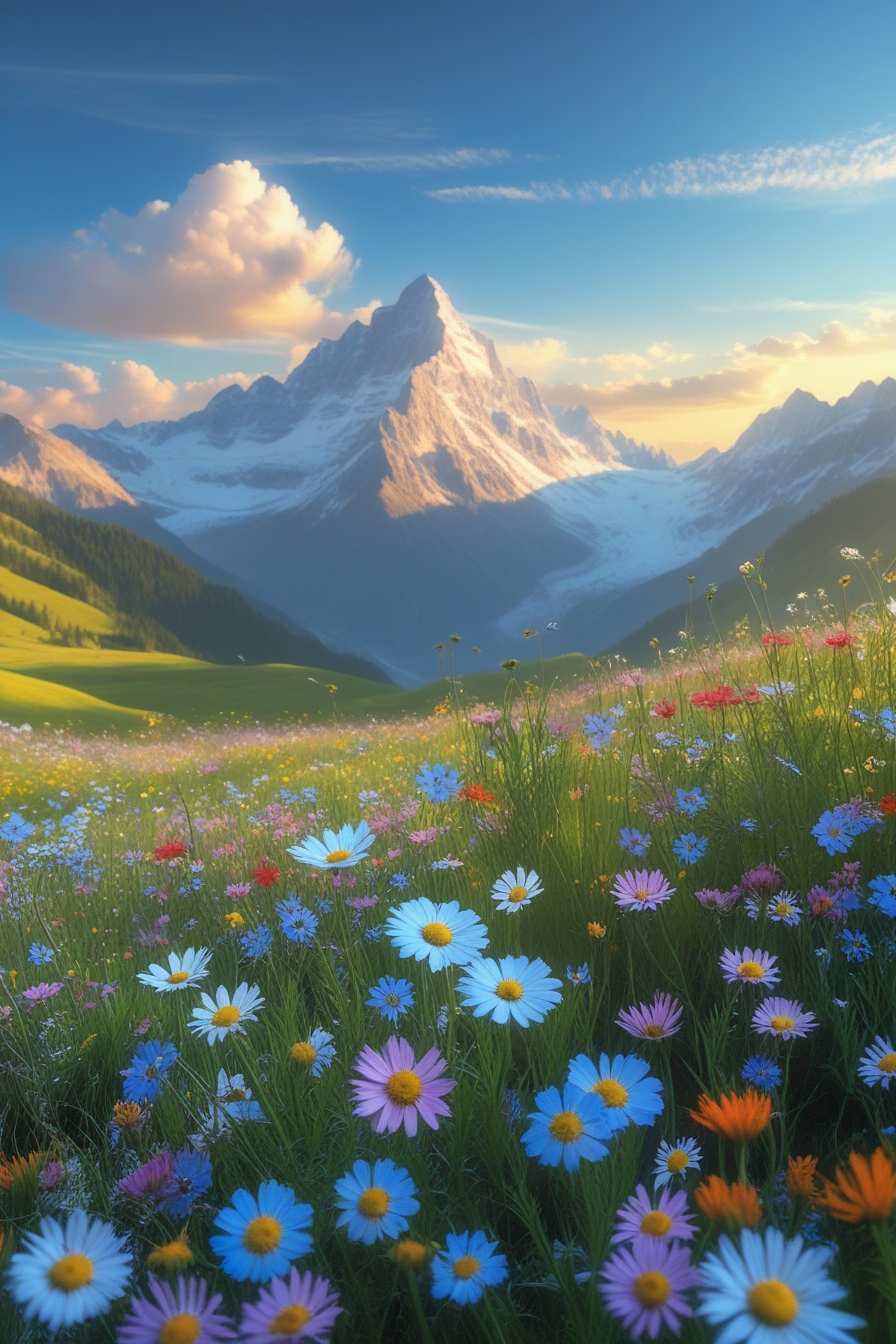 Summer nature background with green leaves