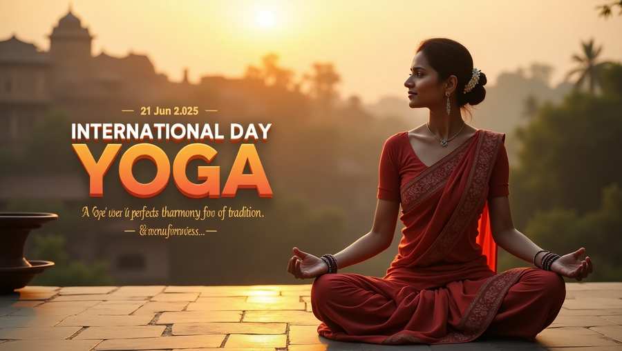 Tadasana Yoga Silhouette AI Background - Royalty Free International Day Of Yoga 2025 Image | Pngmagic Free Download Tadasana Yoga Silhouette AI Background - High Quality International Day Of Yoga 2025 Background