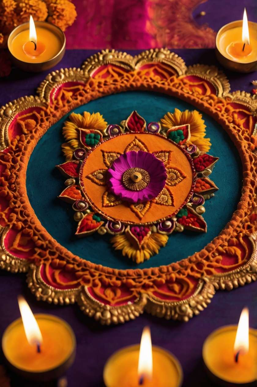 traditional diwali rangoli backgrounds free download