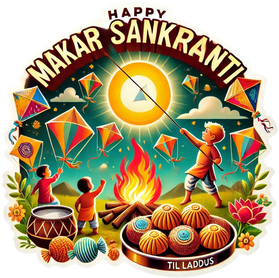 traditional happy makar sankranti png images