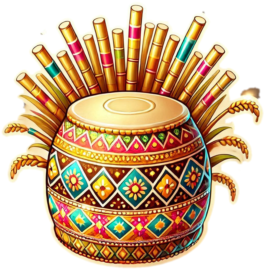 traditional lohri dhol png files for decorations