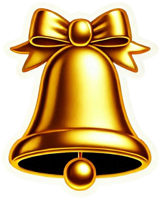 transparent christmas bell png