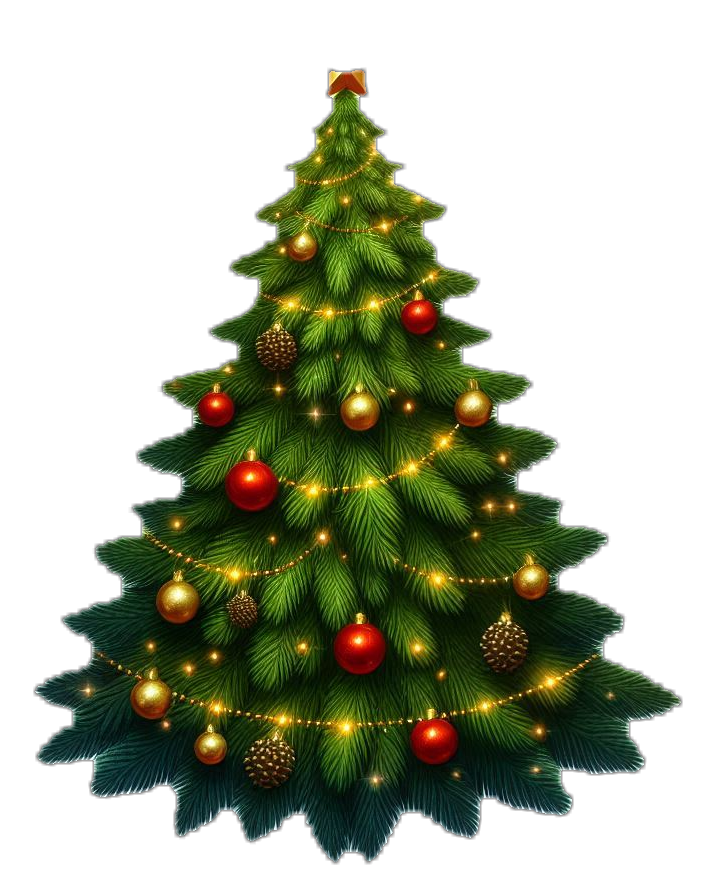 transparent christmas tree png image